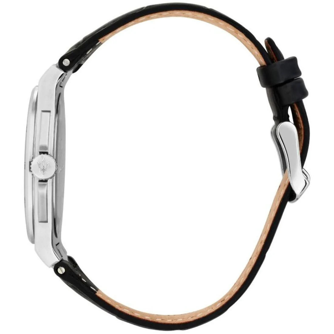 Orologio Maserati Velocit�� Slim in pelle dorato rosa quadrante nero R8851153003