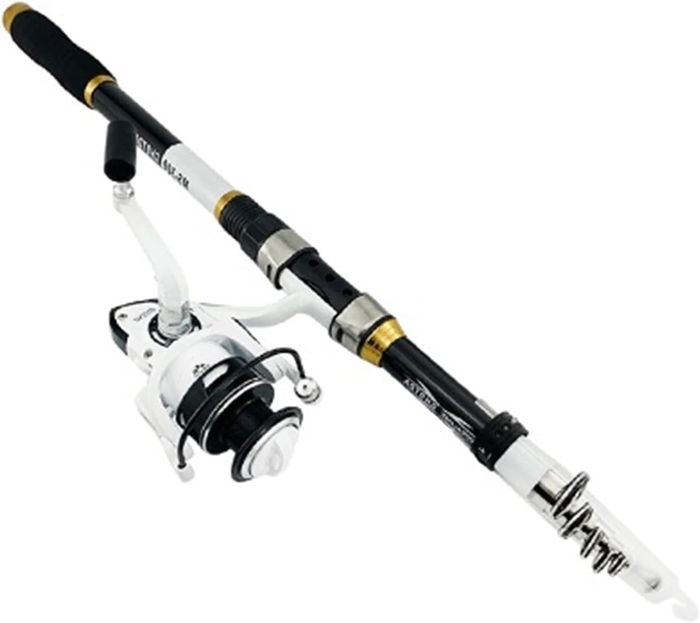 Teleskop Angelrute Combos Angeln Kit Set Teleskop Angelrute Reel Combo Spinnrolle Angelset Karpfen Angelrute Reel Kit Angeln Sommer Ausrüstung Tragbare Angelruten Outdoor Angelruten