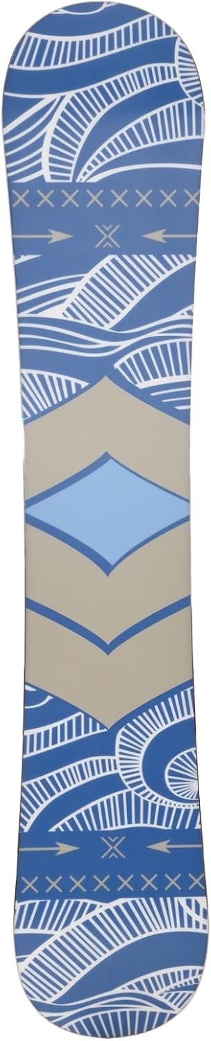 FTWO Set Damen Snowboard Bloom Ink Blau 147cm mit Sonic Bindung M Sale