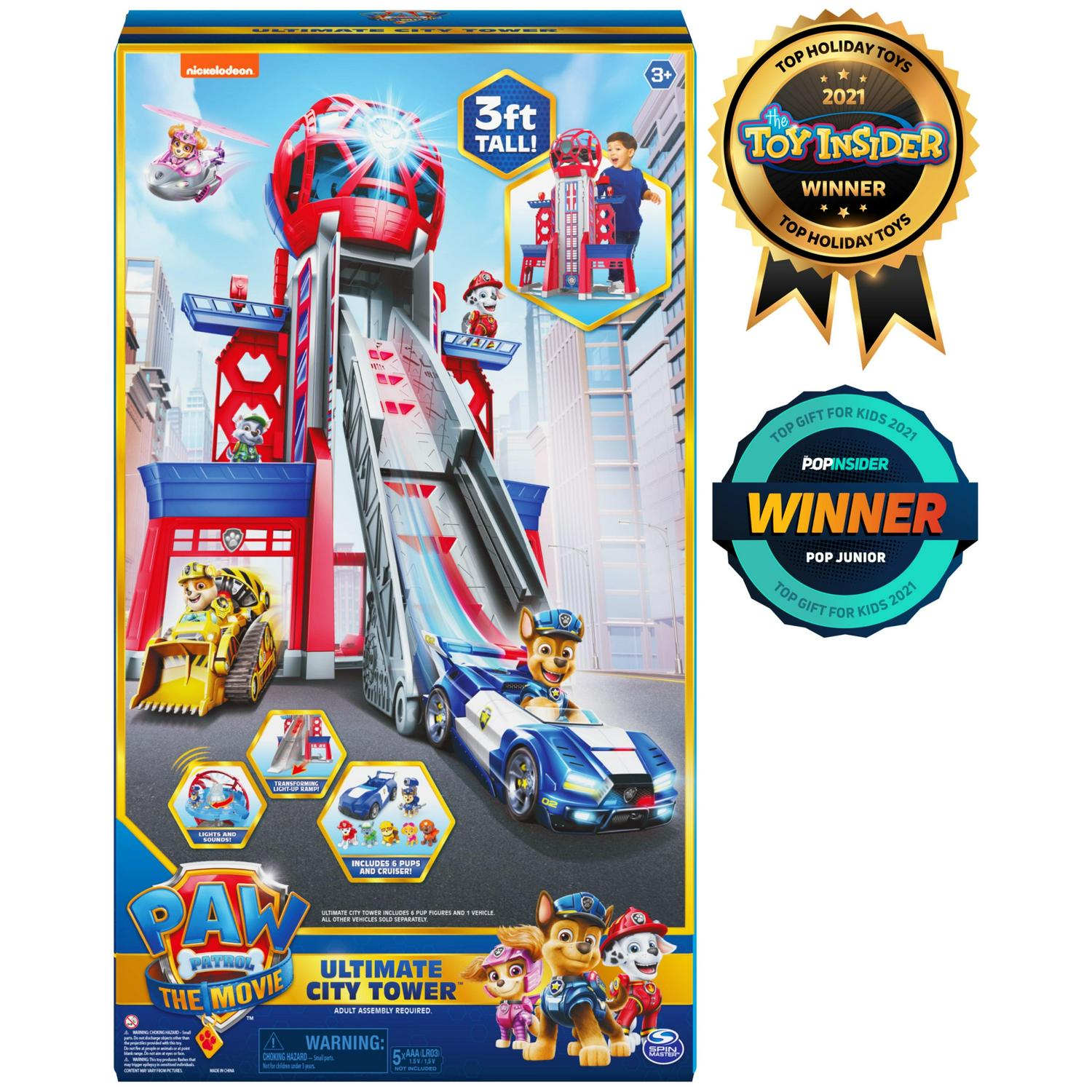 PAW Patrol. Transforming Ultimate City Movie Tower. for Ages 3 and up