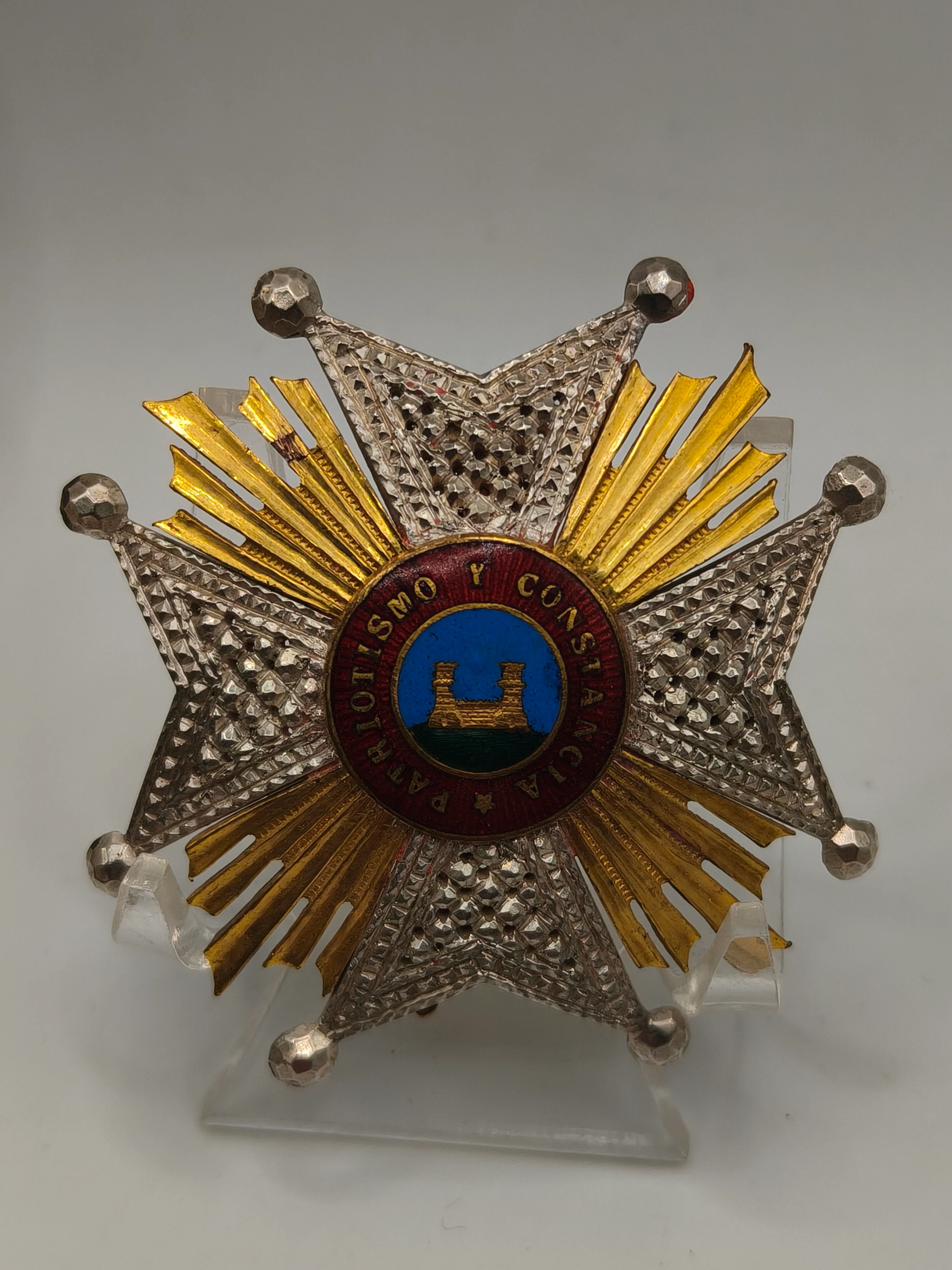 Gran Cruz orden Militar Milicia Nacional Isabel II