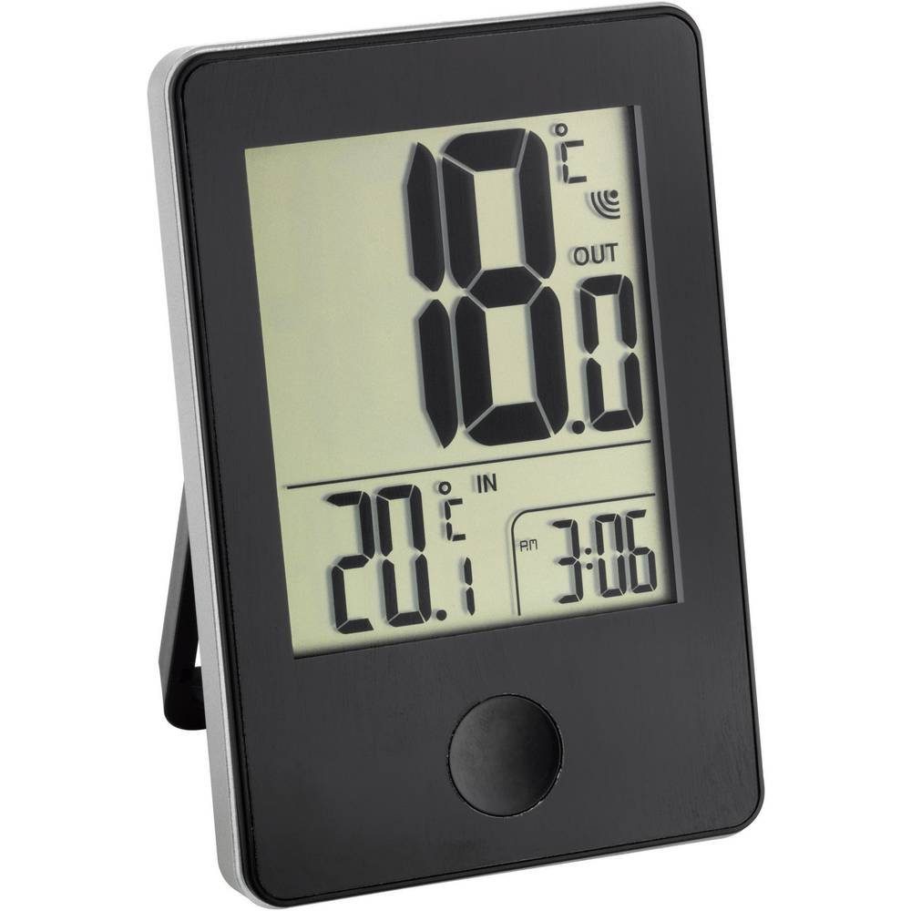 Raumthermometer Funk-Thermometer mit Uhr 30.3051.01