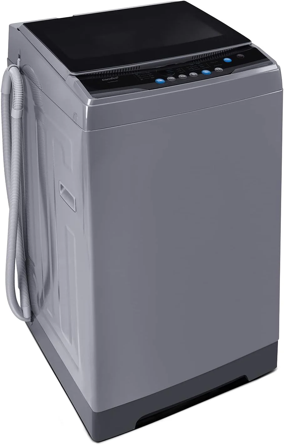 Comfee Portable Washing Machine 0.9 Cubic Feet Compact Washing Machine with LED Display 2 Built-in Drums Space Saving Fully Automatic Washing Machine