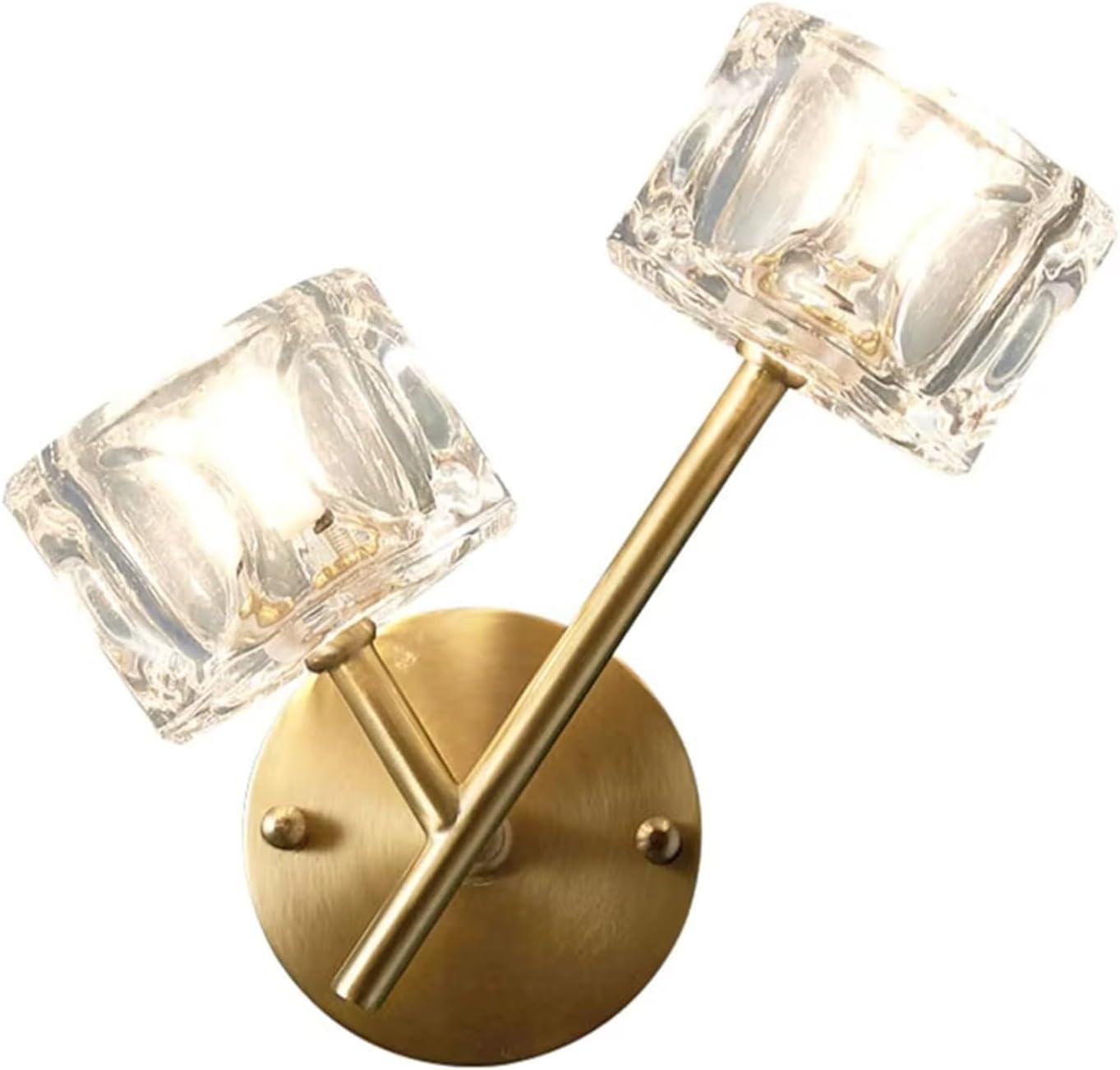 Wandleuchte Aus Kristallkupfer, Wohnzimmer/Flur, Hintergrunddekoration, Treppenhaus/Eingangsbereich, Nachttischlampe Im Schlafzimmer, Wandleuchte,Warm Light-2 Lights