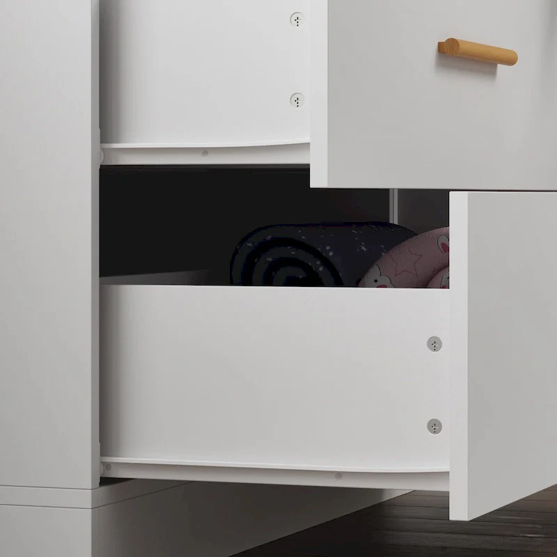 63 Wide Large Freestanding Armoire Wardrobe Cabinet with Drawers