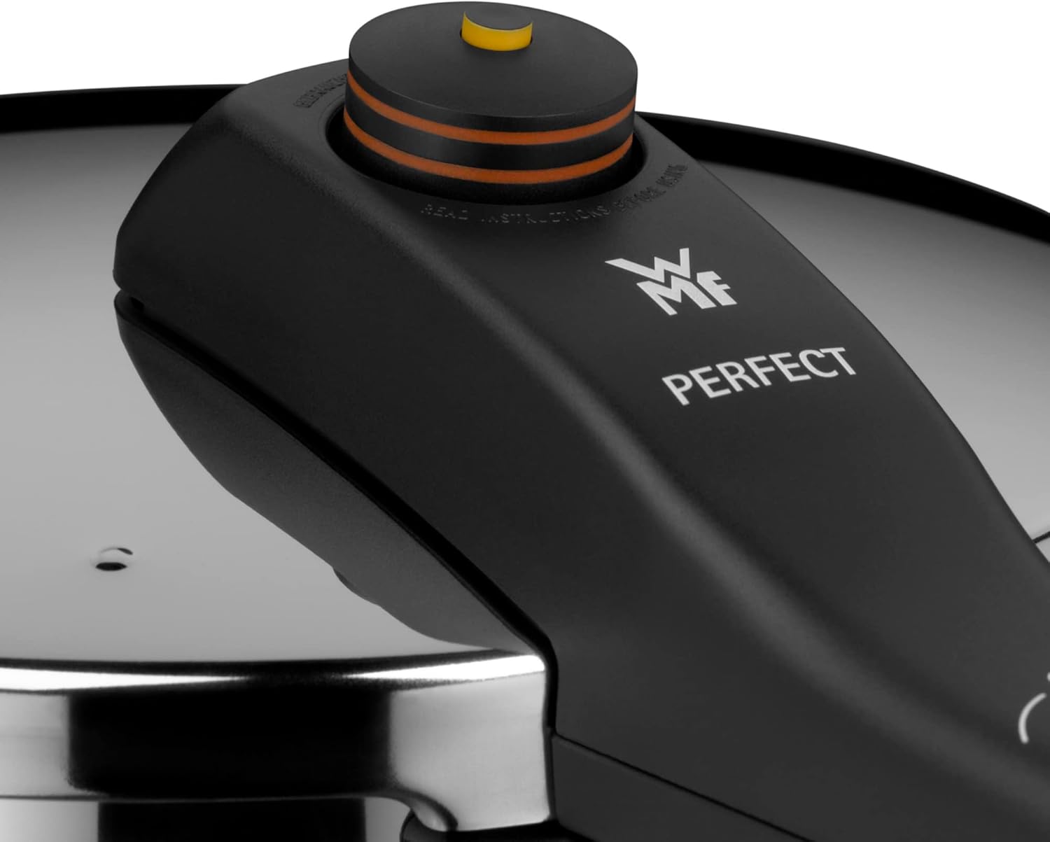 WMF Perfect One Pot Schnellkochtopf Induktion Set 2-teilig, Dampfkochtopf 4,5l, 3l, großes Kochsignal, 2 Kochstufen, abnehmbarer Deckelgriff, für alle Herdarten geeignet, Edelstahl