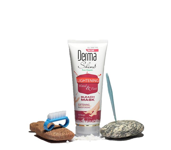 DERMA SHINE HAND AND FEET LIGHTENING BLEACH MASK💫 🌟