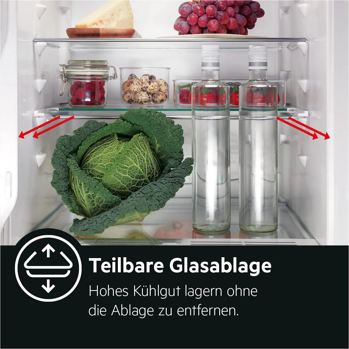 AEG TSK5O881ES Inbouwkoelkast / 880 mm / 142 L / Sleepdeur / E