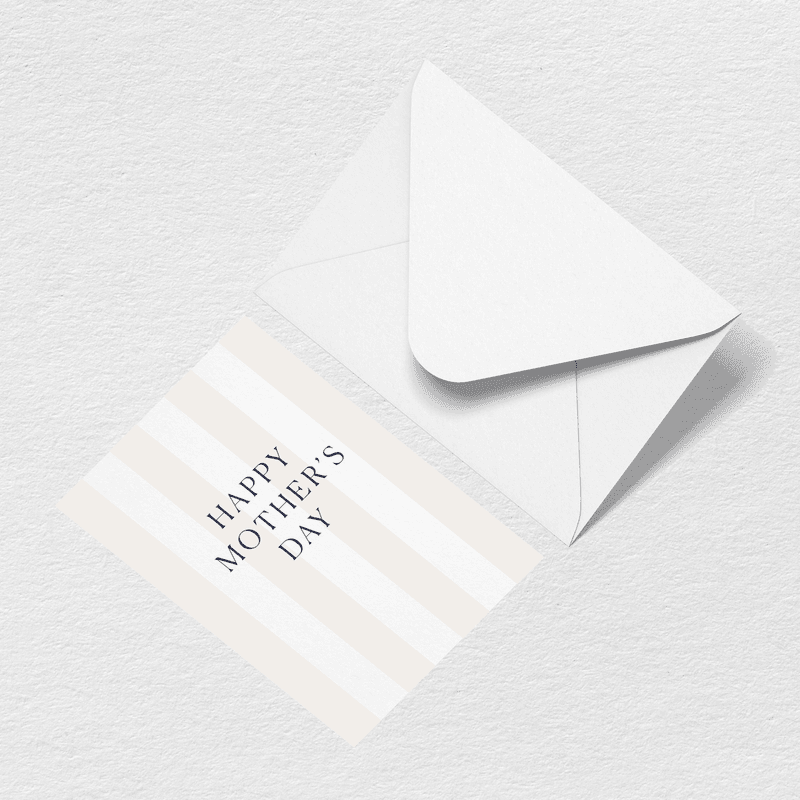 Mother’s Day Stripes Greeting Card