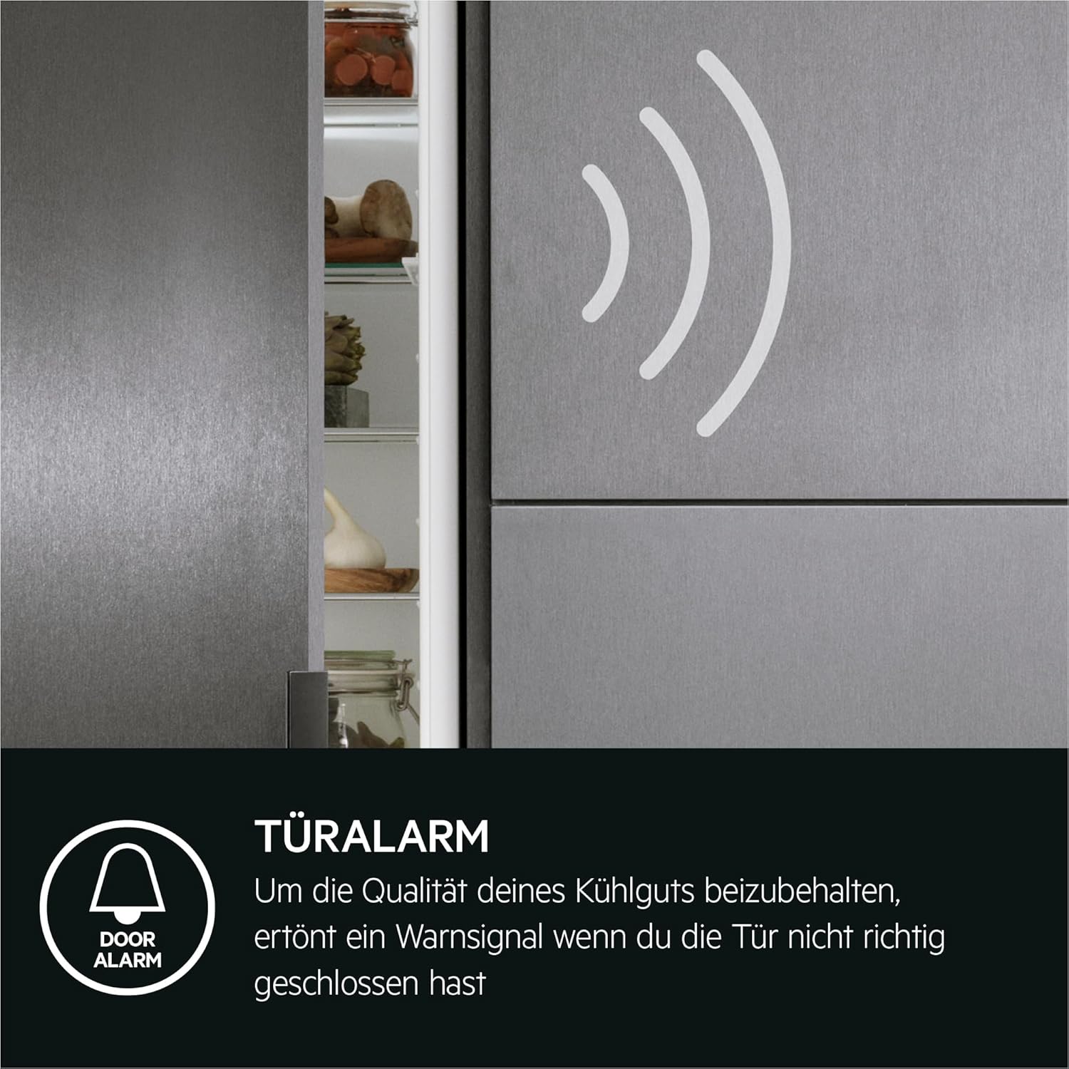 AEG TSK5O881ES Built-In Fridge / 880 mm / 142 L/Tow Door/E