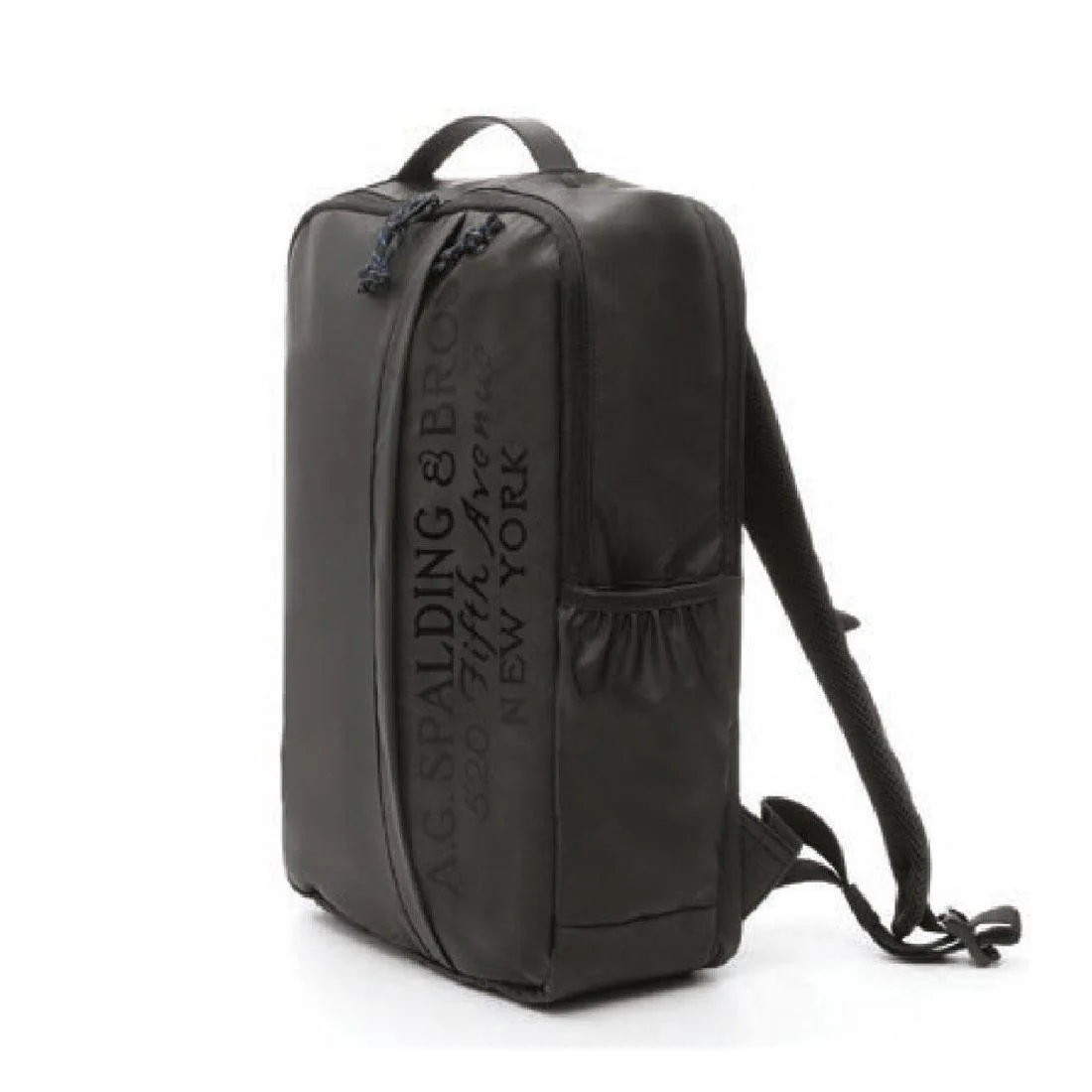 Zaino Spalding & Bros Square Rubber gommato nero 309382U900