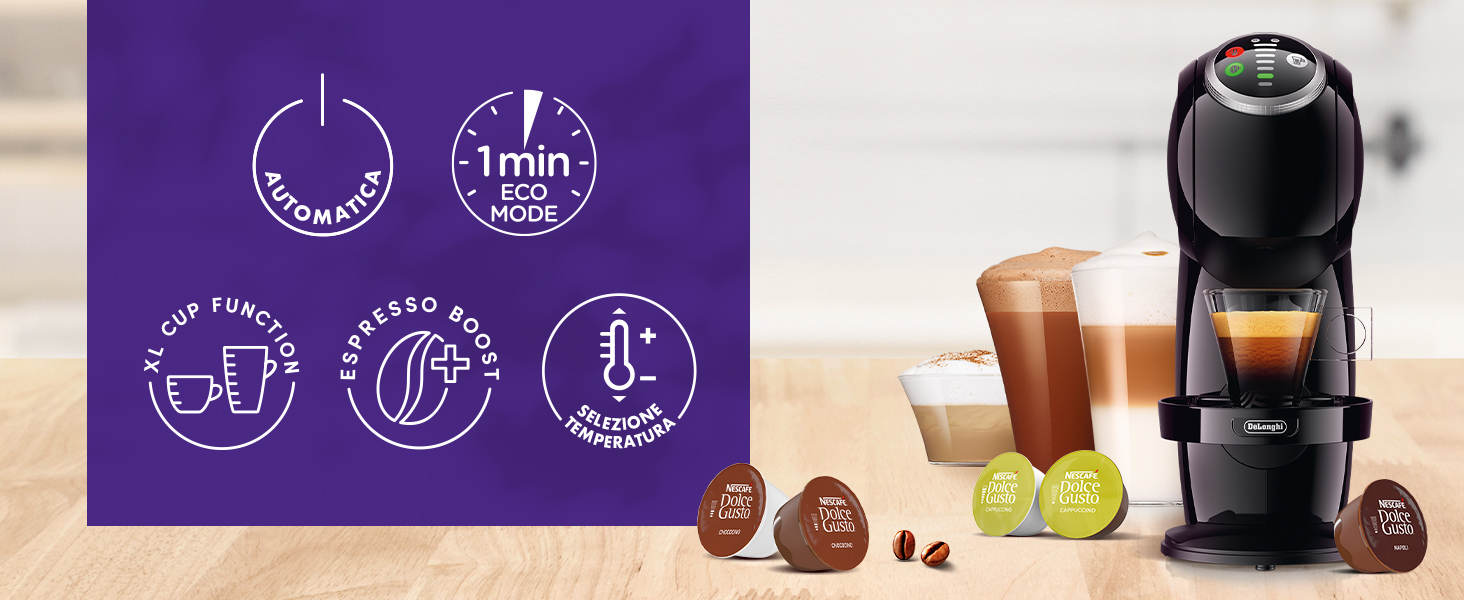 macchina da caffè capsule genio s plus de'longhi