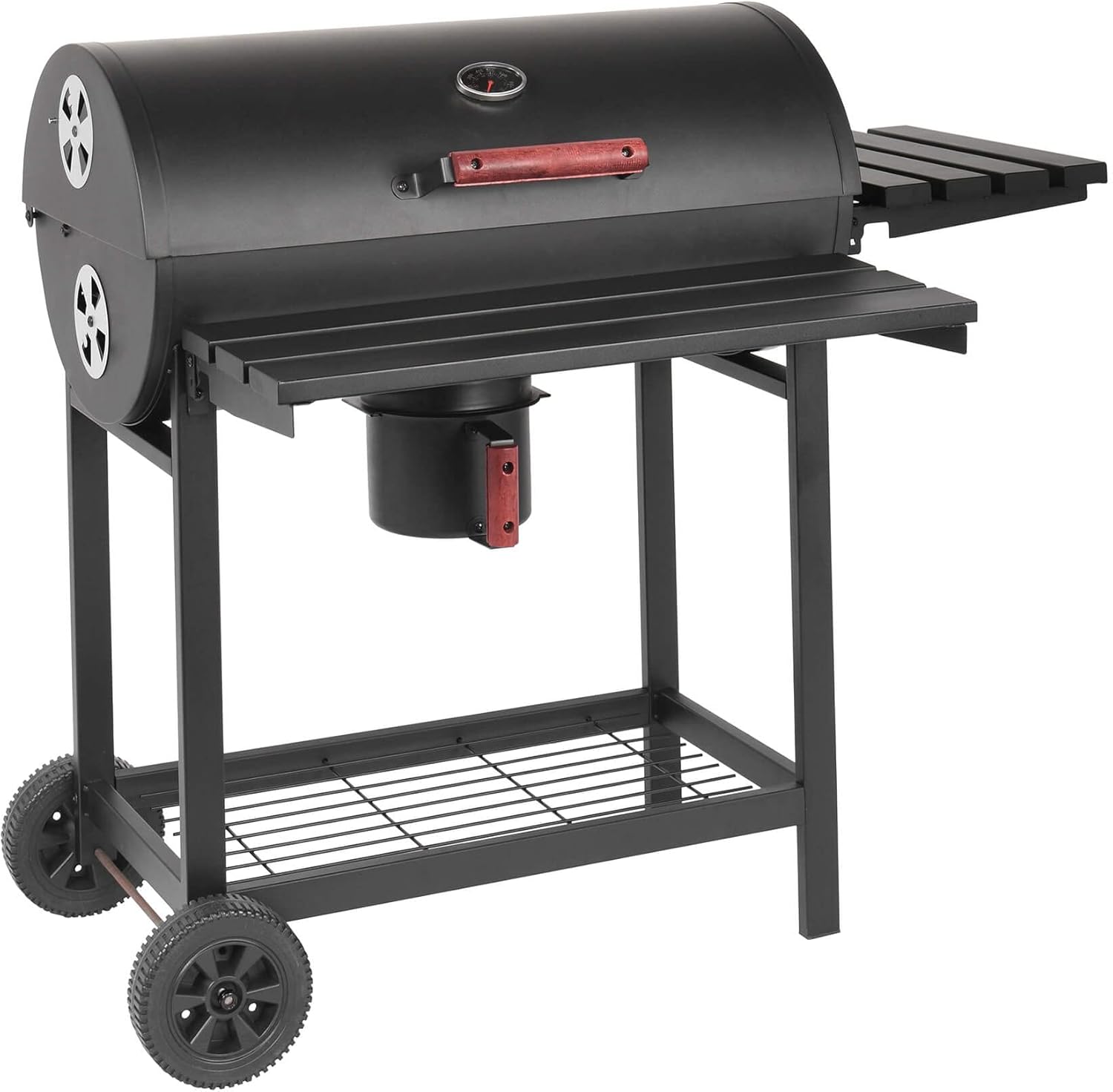 barbecue a carbonella con affumicatore per giardino cottura lenta BBQ cm 113 x 70 x 97,5 cm
