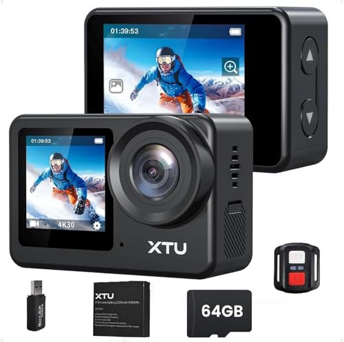 XTU Fotocamera Telecomando Anti Shake 170°Grandangolo