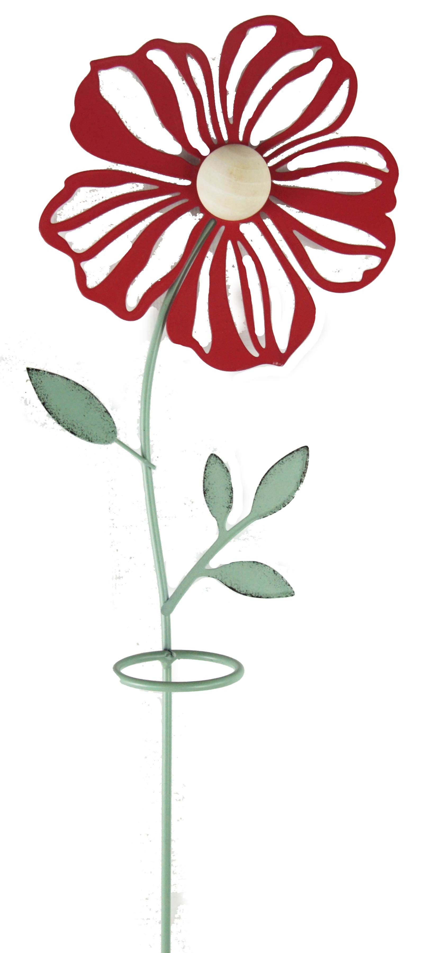 Regenmesser Regenmesser Blume rot