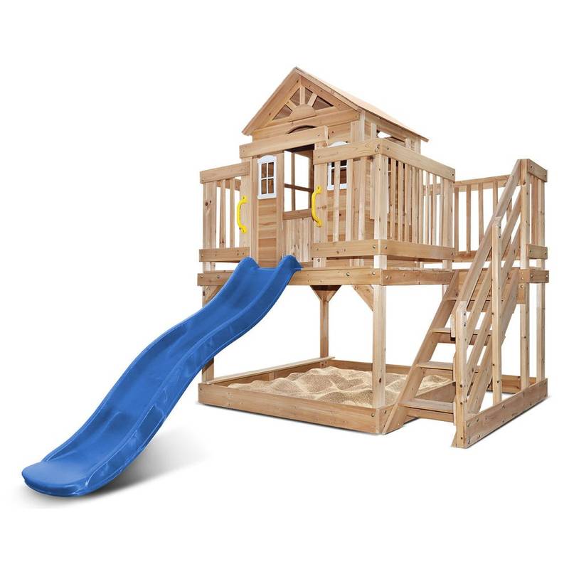 Lifespan Kids Silverton Cubby House with 1.8m Slide
