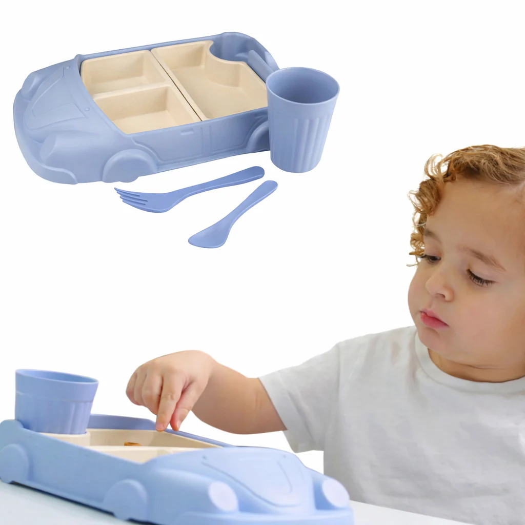 Kids Car Shaped Dinner Set