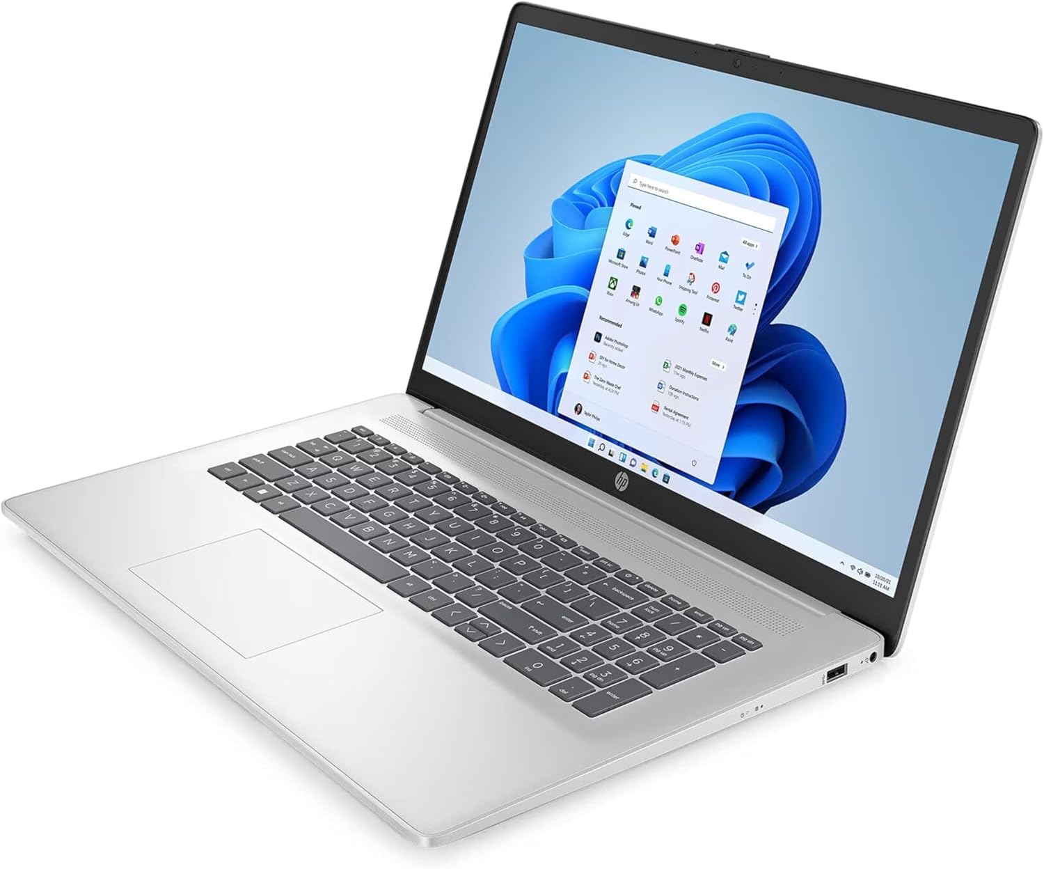 Laptop 17,3 Zoll IPS Full-HD, Core i5 1334U, 10 x 4.60 GHz, 24 GB RAM, 1000 GB SSD, Norton 360, Silber, Windows 11