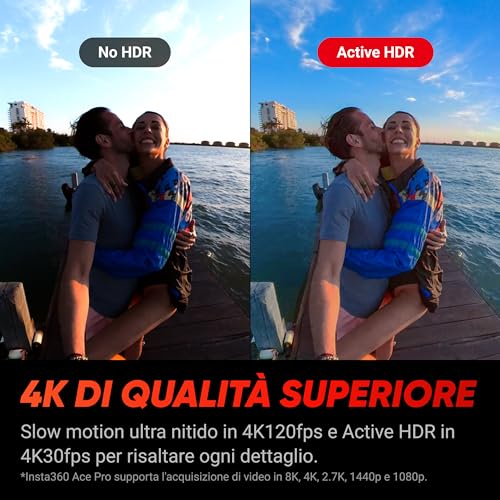 Insta360 Ace Pro impermeabile Co disegnata