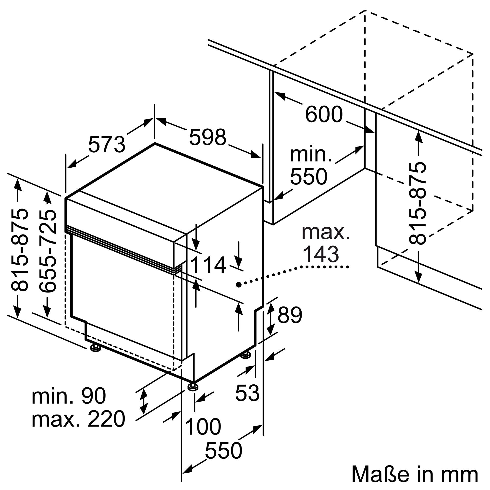 Teilintegrierter Geschirrspüler 60 cm SN53ES06VE iQ300 mit 14 Maßgedecken, 44 dB und Home Connect