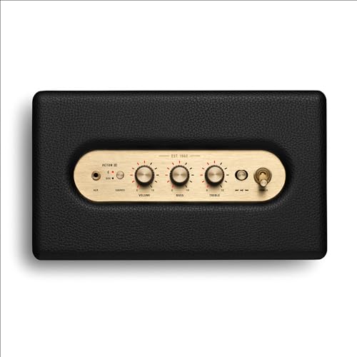 Marshall Acton III Bluetooth Altoparlante, senza fili Casse Nero : Strumenti Musicali