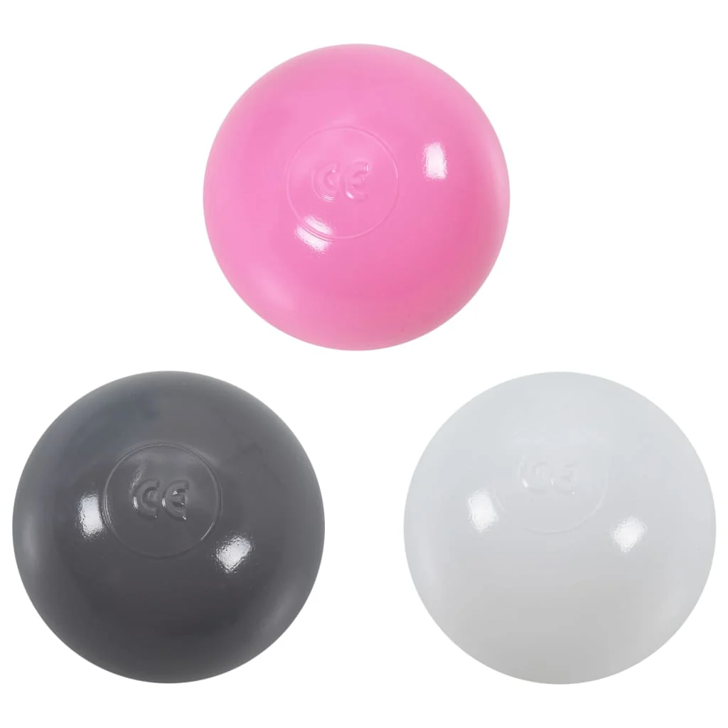 Tenda da gioco per bambini con 250 palline rosa 301x120x128 cm