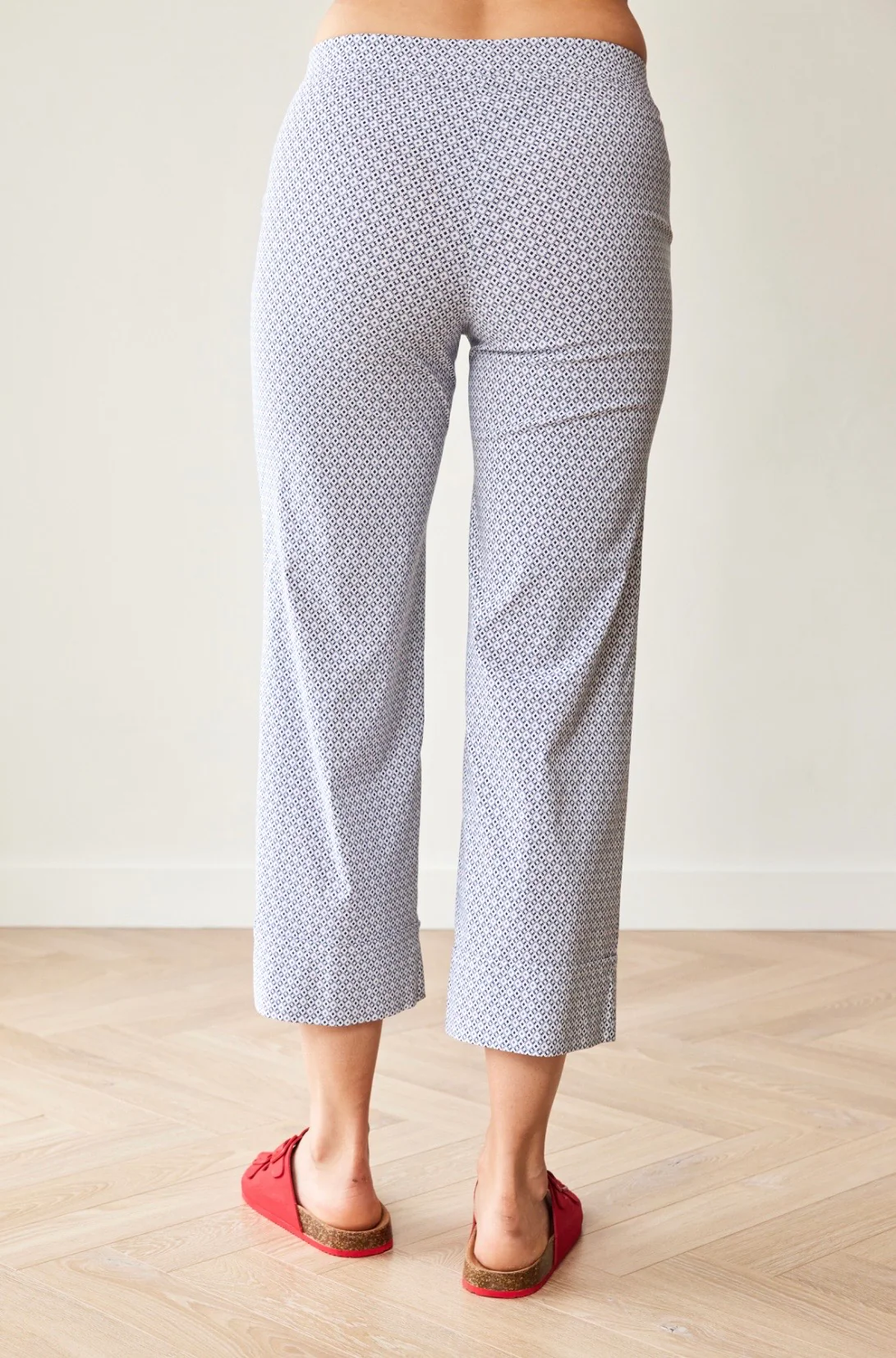 Peruzzi Print Turn up Trousers
