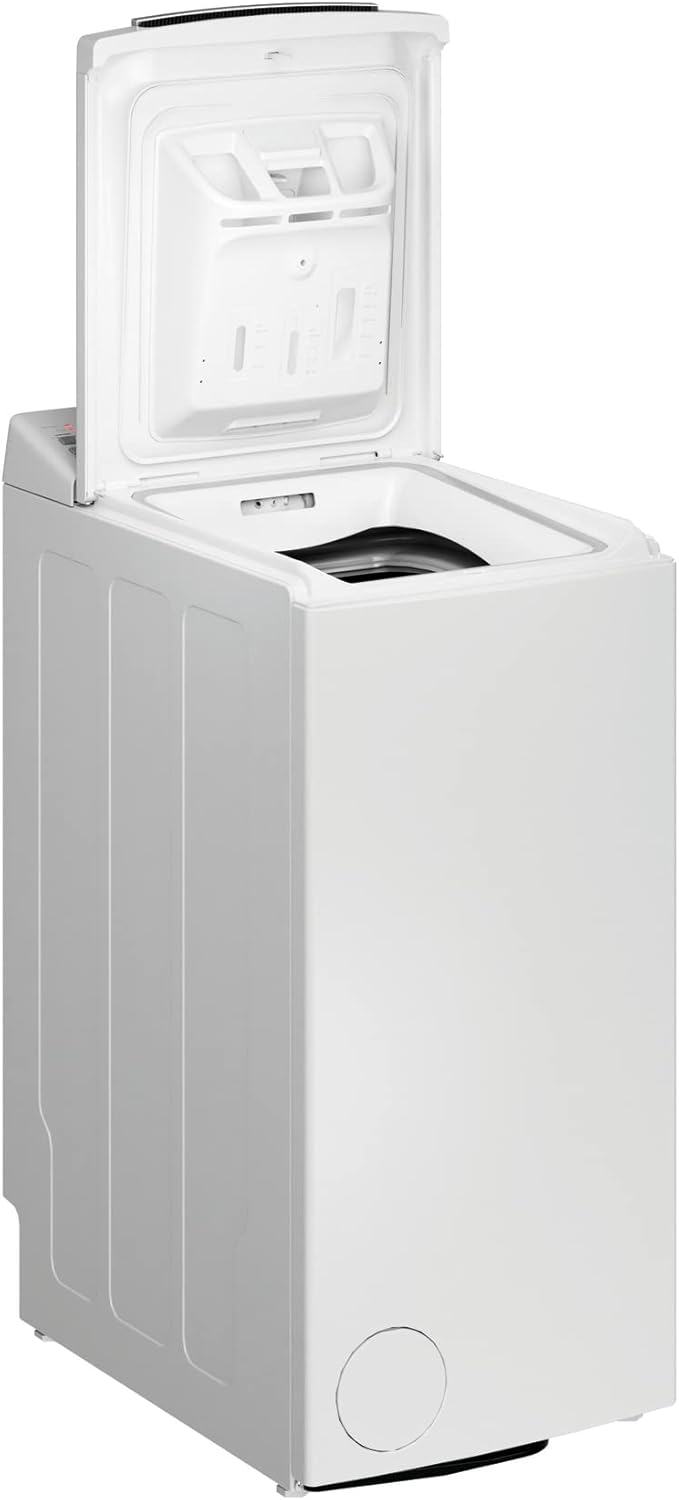 Bauknecht WMT Pro Eco 6ZB Toplader-Waschmaschine / 6 kg / 1200 UpM/Antiflecken-Programm/FreshFinish/ZEN Technology/Startzeitvorwahl/SoftOpening/Kurz 30'/ 15° Green& Clean