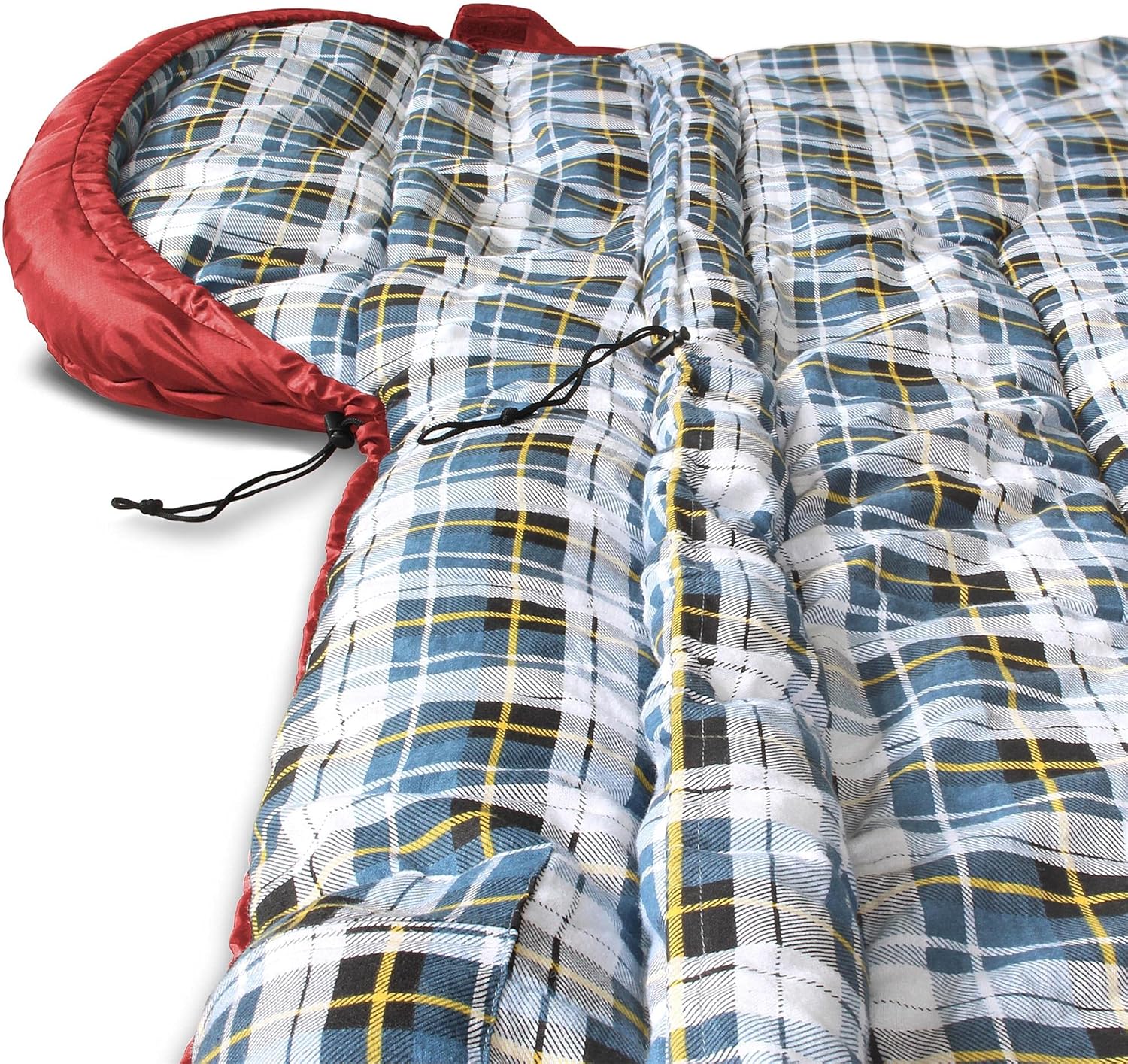 normani 4-in-1-Funktion Extrem Outdoor Schlafsack 'Antarctica' aus Nylon Rip-Stop mit 500 + 250 g/m² Hollow Fiber Füllung 220 x 90 cm