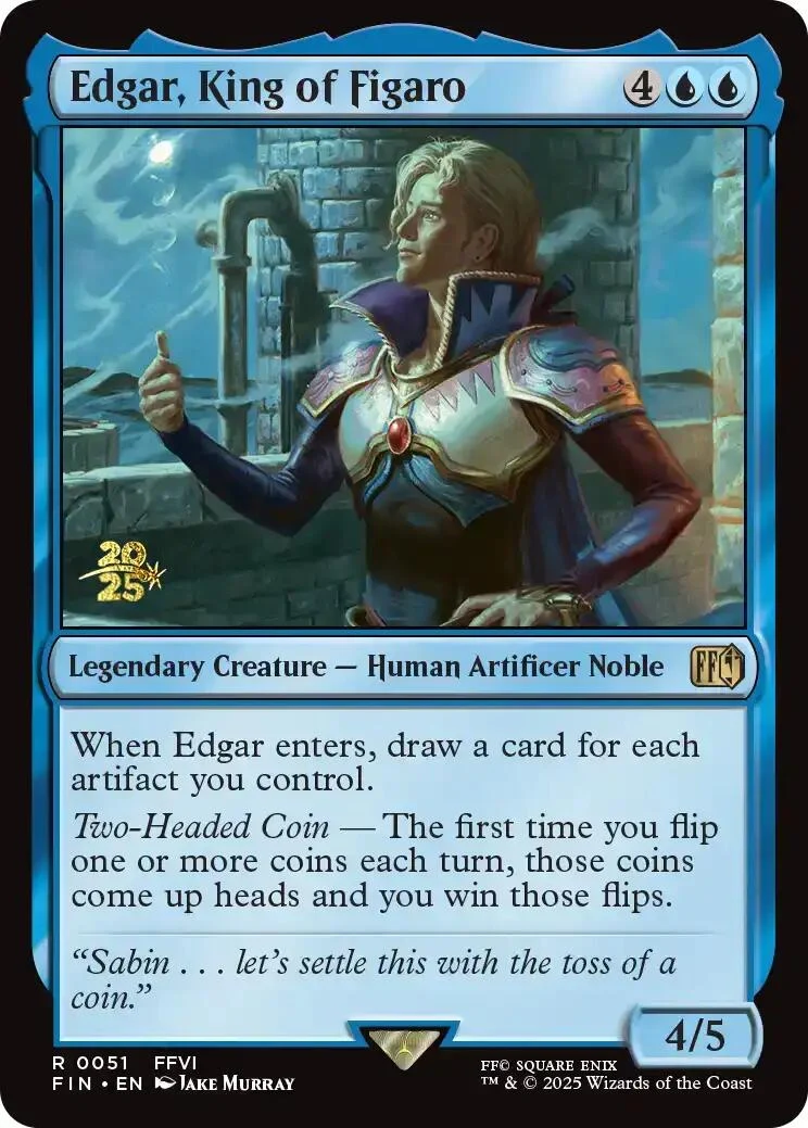 Edgar, King of Figaro (51) (Prerelease Cards)