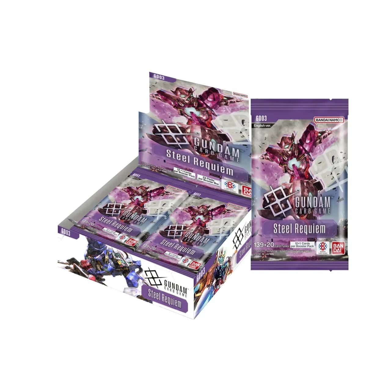 Gundam Card Game: Booster Display – Steel Reqiuem [GD03]