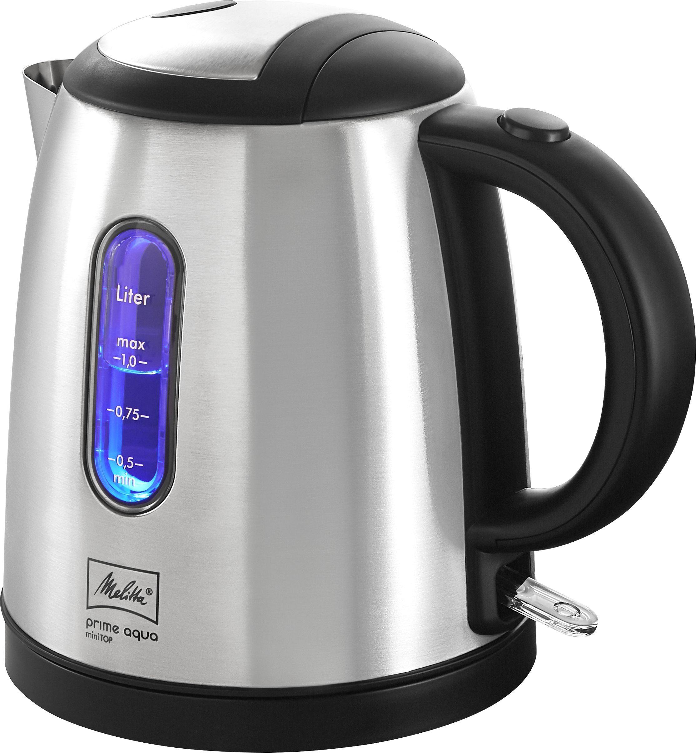 Wasserkocher Prime Aqua Mini Top 1018-03 1L Edelstahl 2200 W
