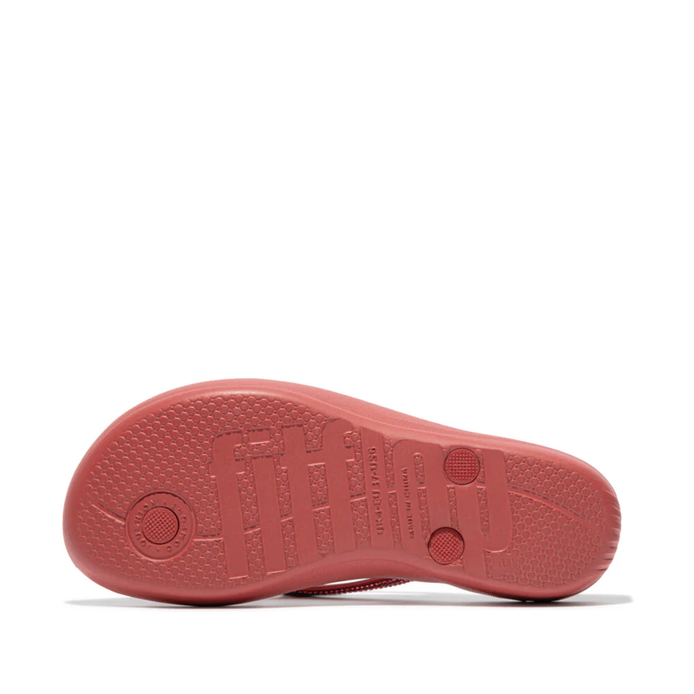 FitFlop iQushion Sparkle Dusty Red Zehensteg