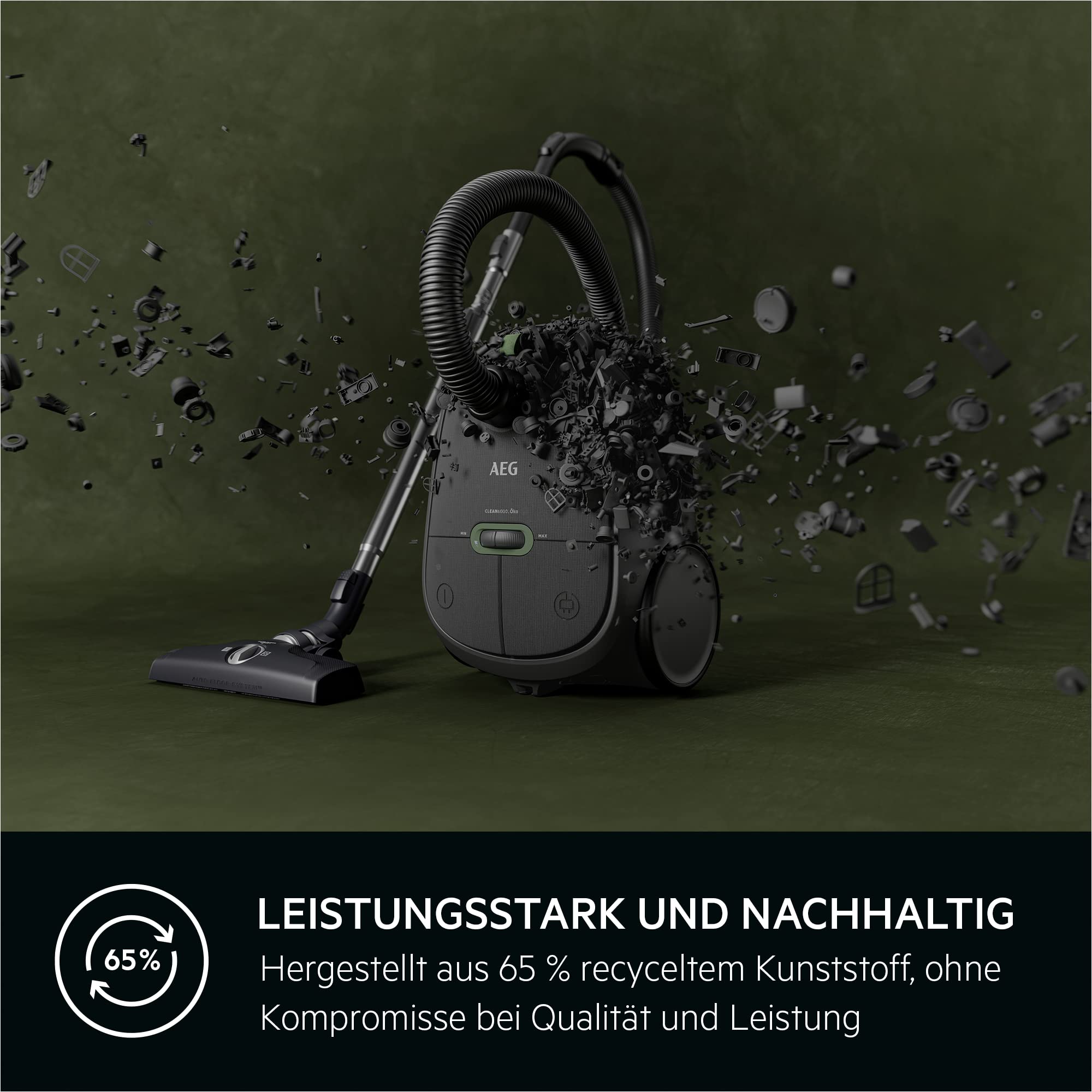 Staubsauger mit Beutel CLEAN 6000, 850 W, inkl. Bodendüse, Fugendüse, Mini-Polsterdüse und Staubbeutel