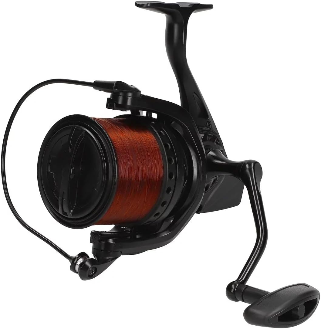 Mostal Karpfencombo Big Pit 8000 + CR 8 Carp 12ft 3,50lbs + Schnur Karpfen Angelset