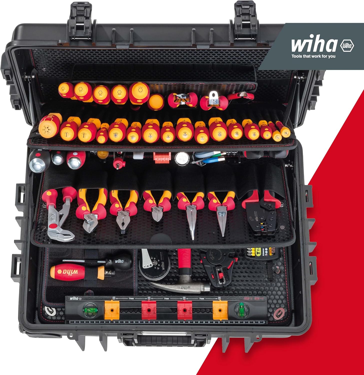 Wiha Set Attrezzi per Elettricista 115 pz Attrezzi Utensili Cacciavite Punte