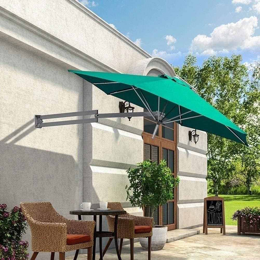 Gartenparasole 7.2ft Terrasse Stahl mit Wassereinspritzbasis Außenmarkt Parasol Beach Regenschirm Schatten Außenparasole