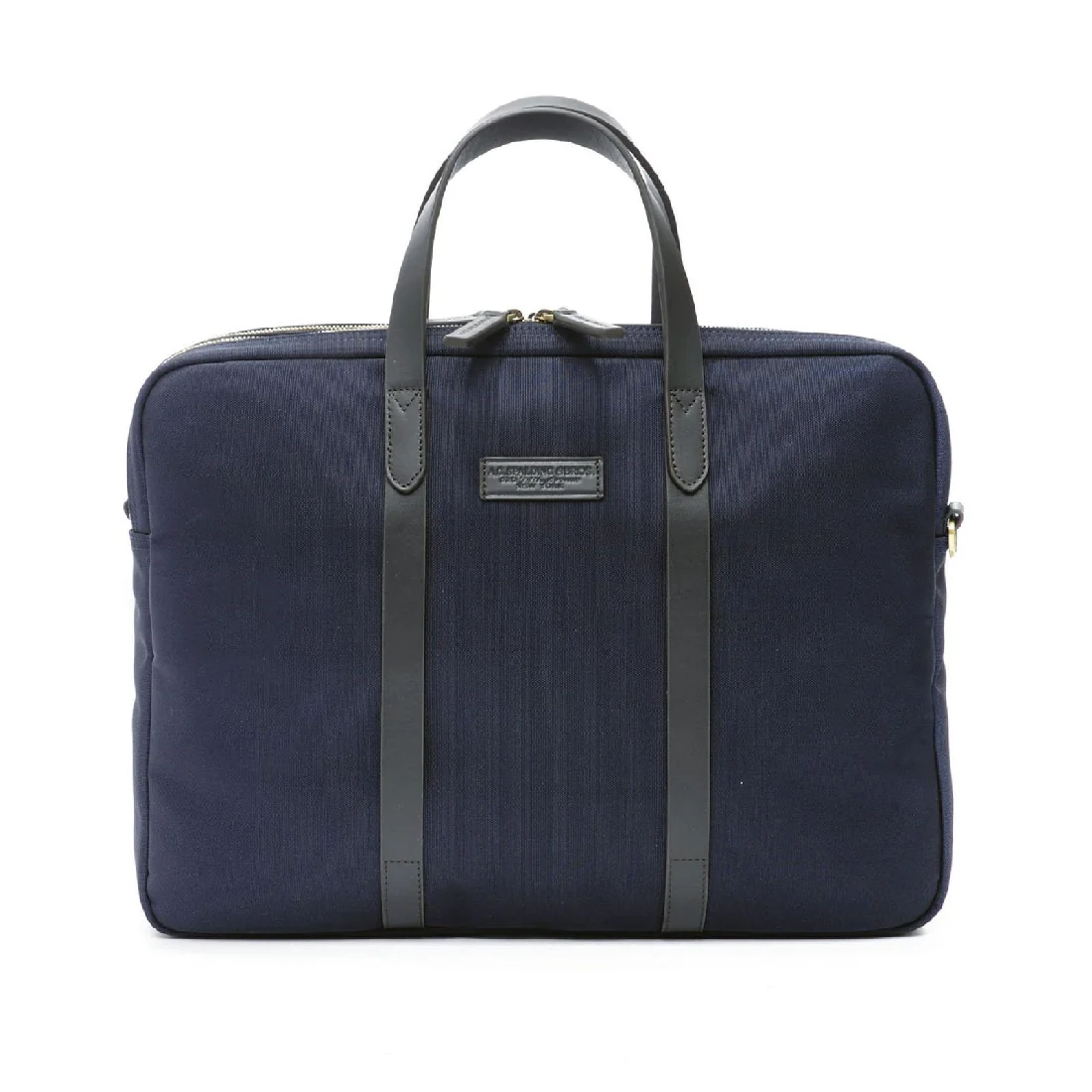 Cartella una zip Spalding & Bros Preston in tessuto blu 309254U703
