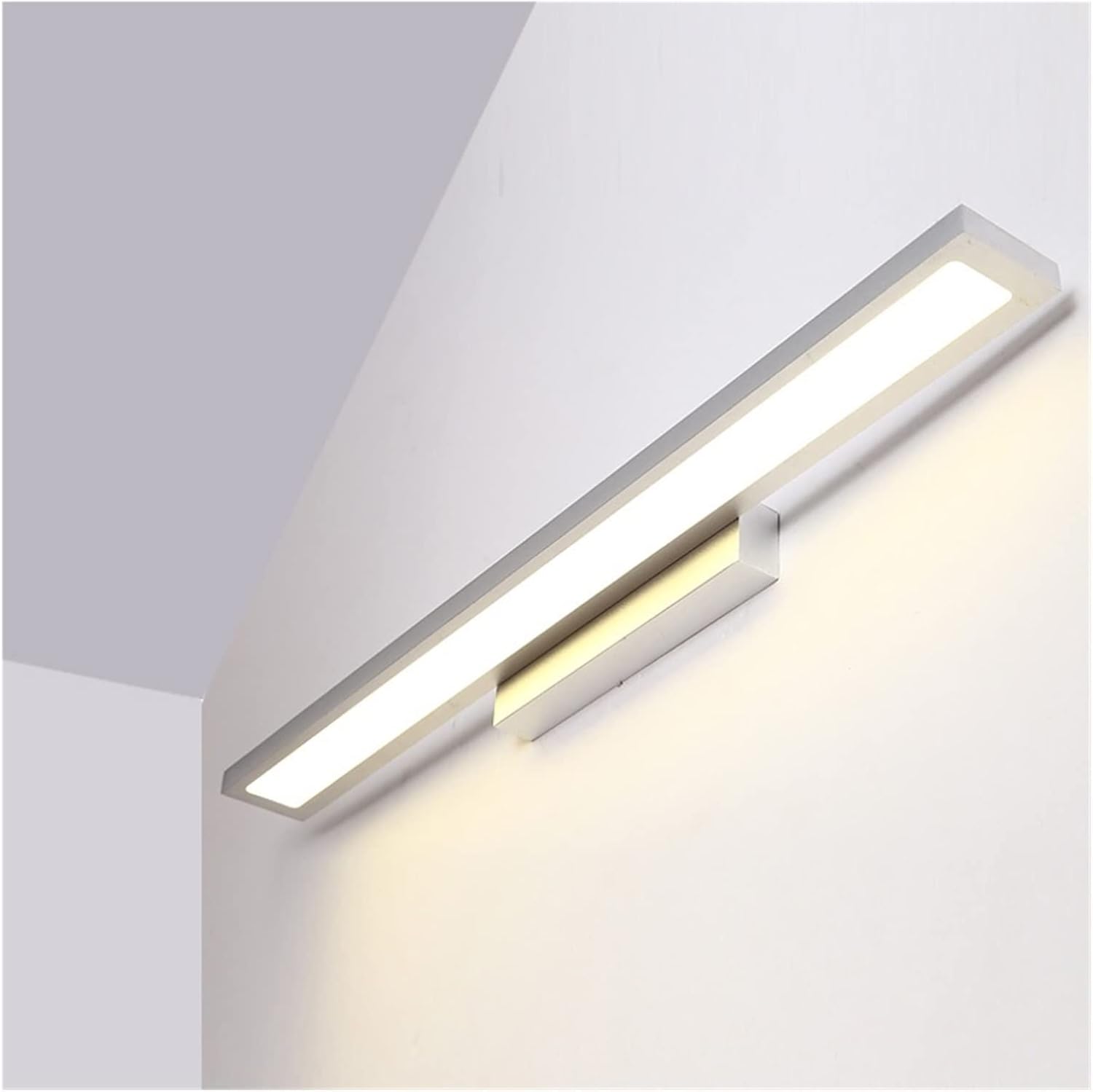 Wandleuchten, LED-Waschtischleuchte for Badezimmerschrank und IP44-Badezimmerleuchten Badezimmer-Wandleuchte(Cool,BLACK_L600MM 12W)