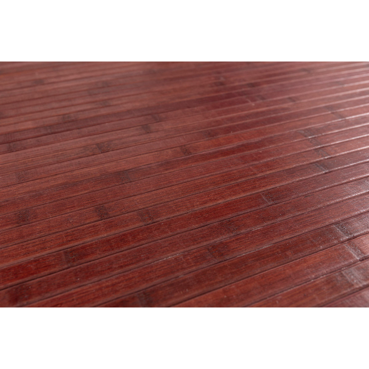 Outsunny Teppich Bambus In- und Outdoor Rot 230 x 160 x 0,7 cm