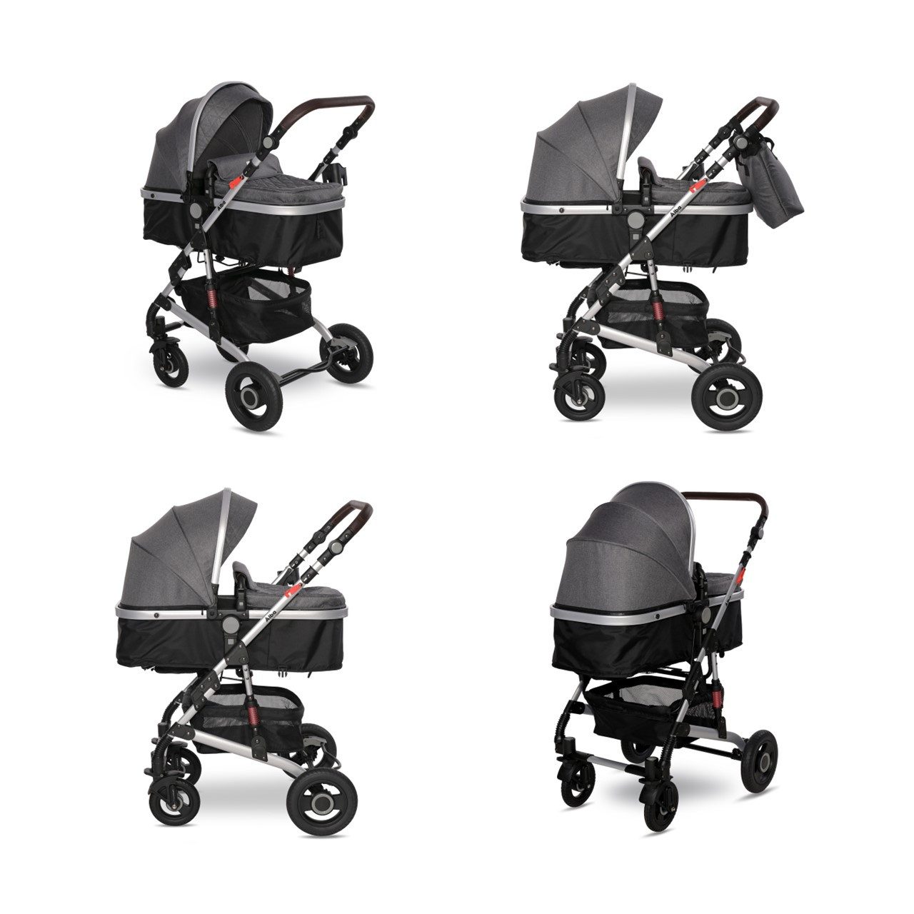 Kombi-Kinderwagen Kombikinderwagen 2 in 1 Alba