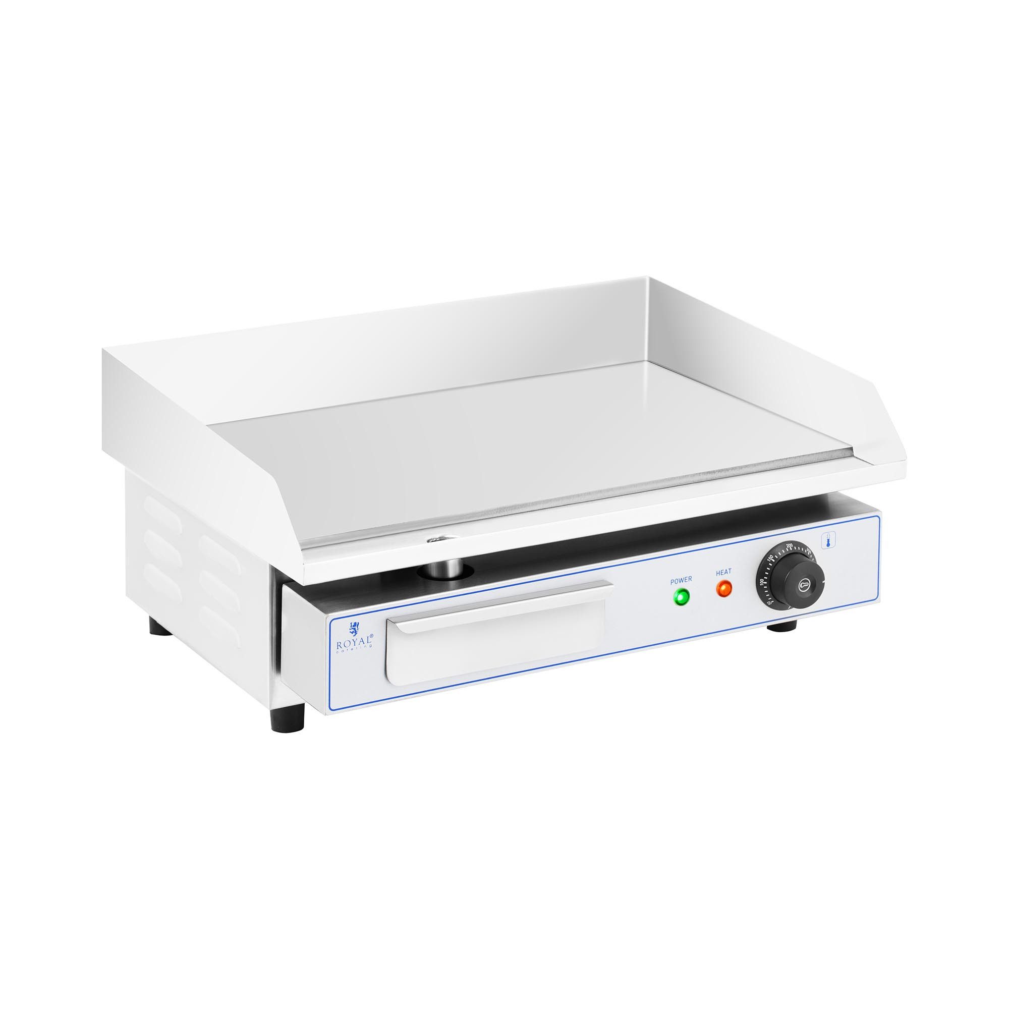 Elektrogrill Elektro Grillplatte 55 x 35 cm Griddleplatte glatt 3000 W 50 - 300 °C