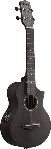 Ibanez Ukulele UEW12E in Black Ice Flat : Strumenti Musicali