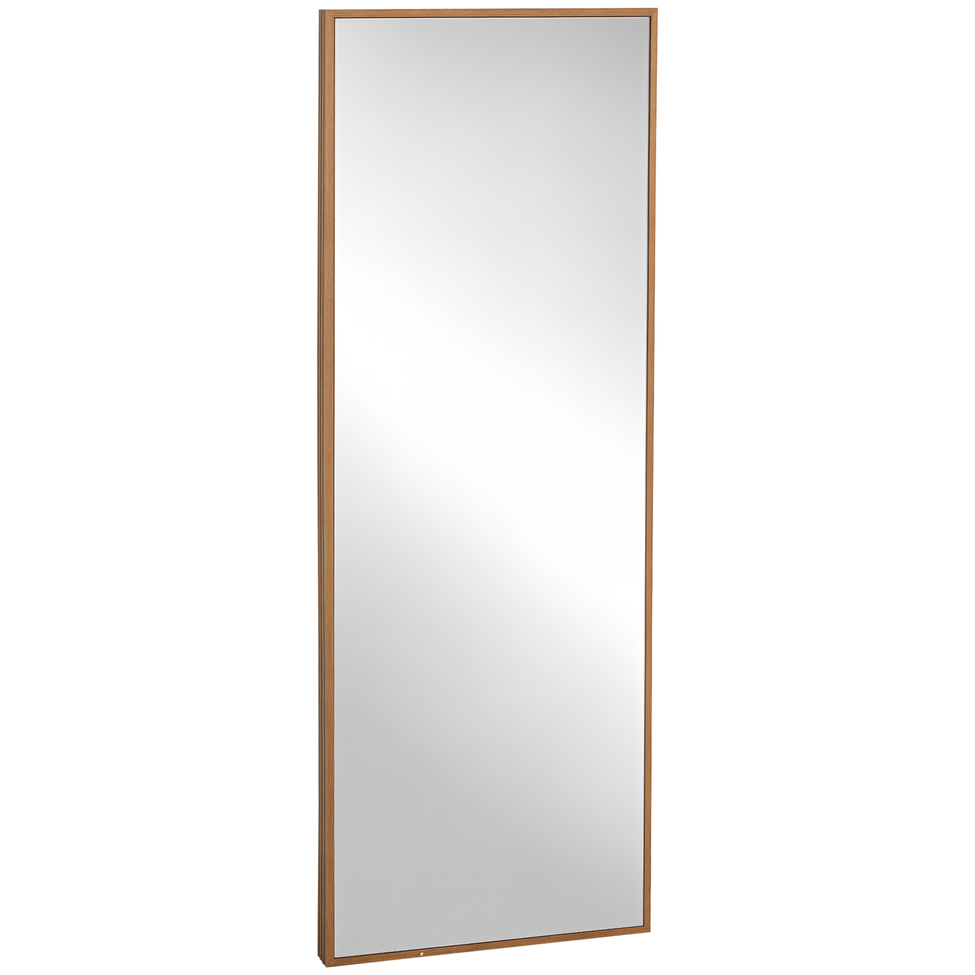 HOMCOM Wandspiegel, hoch, Kiefernholzrahmen, 45L x 125H x 4,8T cm
