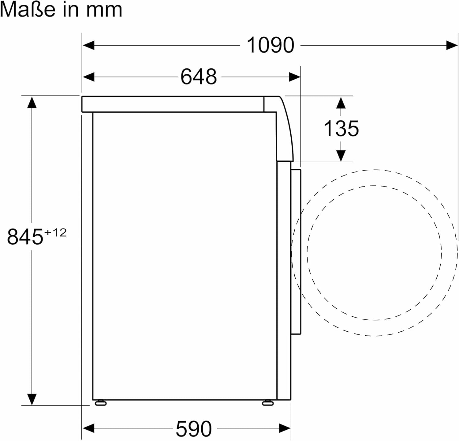 Bosch WGB244010, Serie 8, Smarte Frontlader Waschmaschine, 9 kg, 1400 UpM, Made in Germany, intelligente Waschmittel Dosierung i-Dos, entfernt 16 Fleckenarten, SpeedPerfect, spart Wasser & Energie