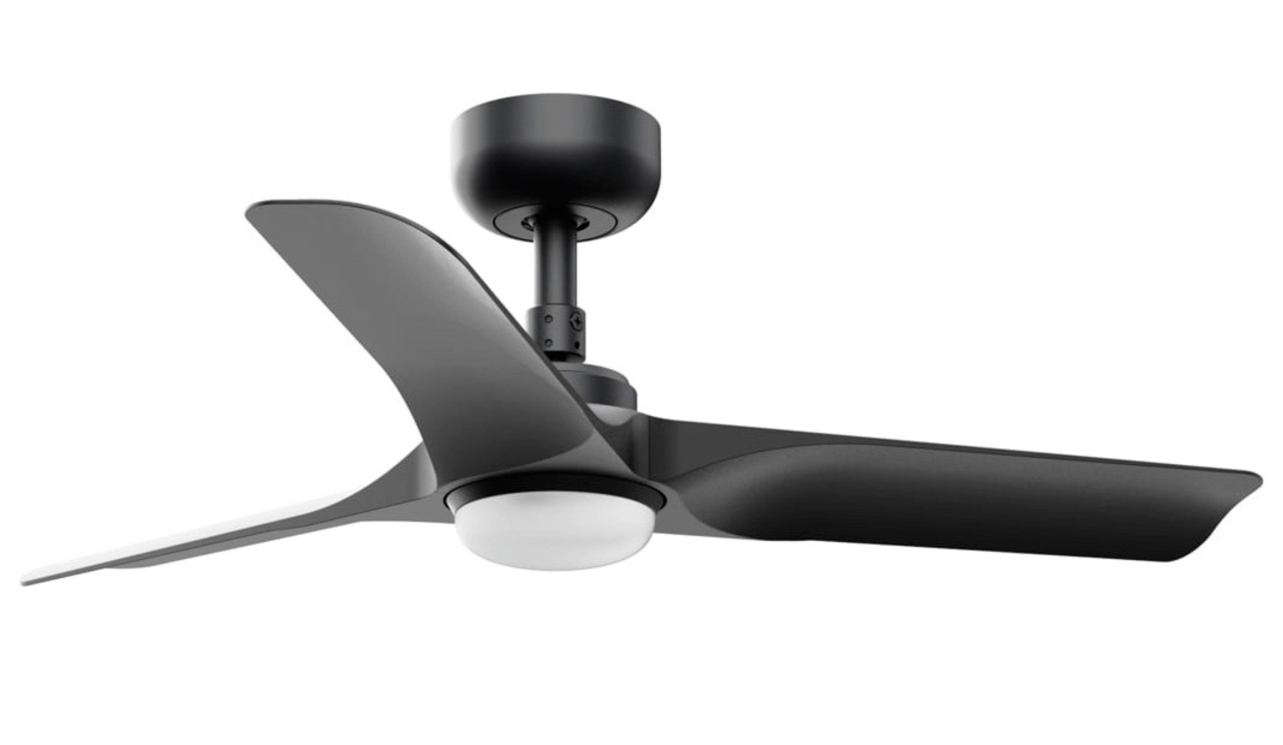 Deckenventilator DC Deckenventilator Hey S Schwarz mit LED