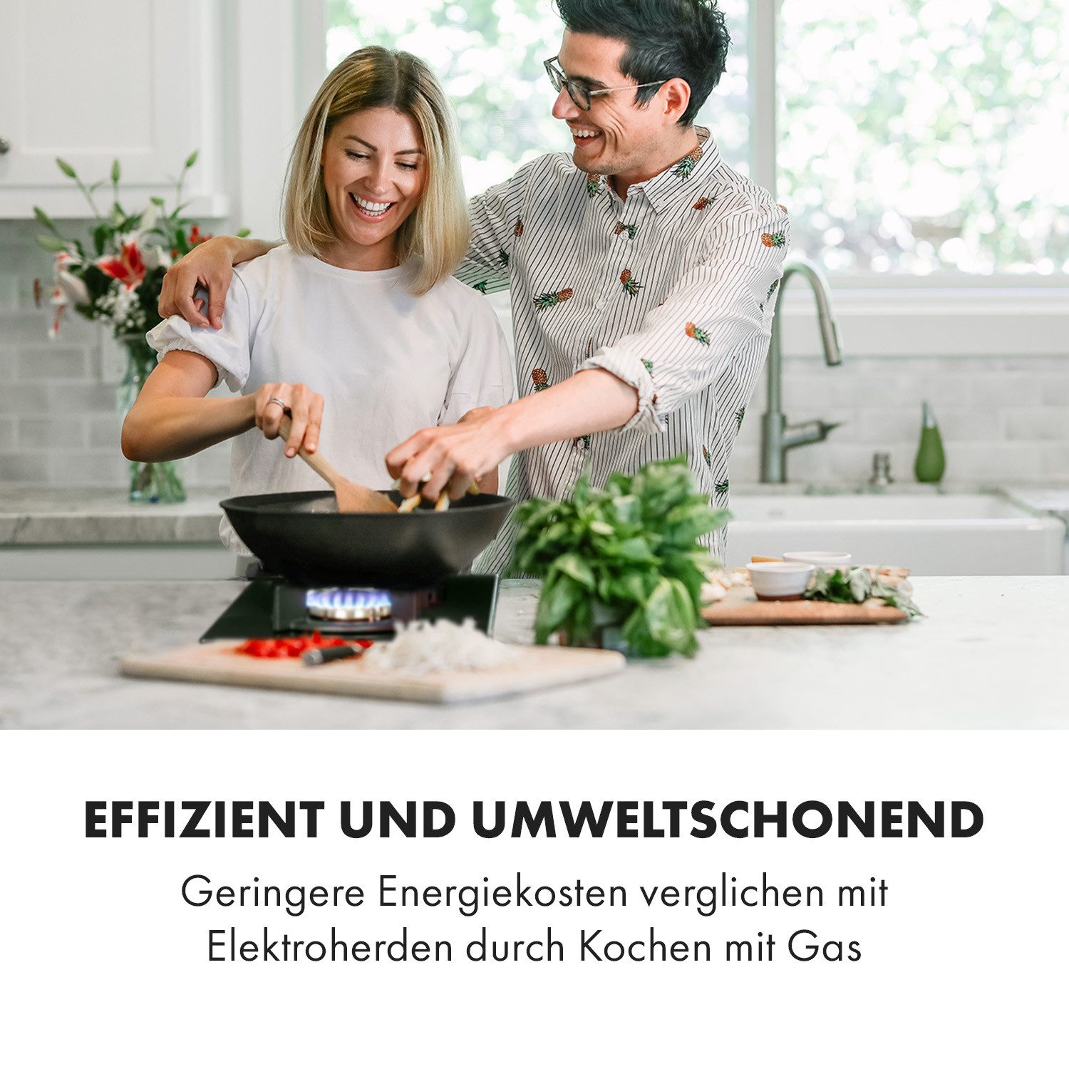 Gas-Kochfeld Goldflame Domino