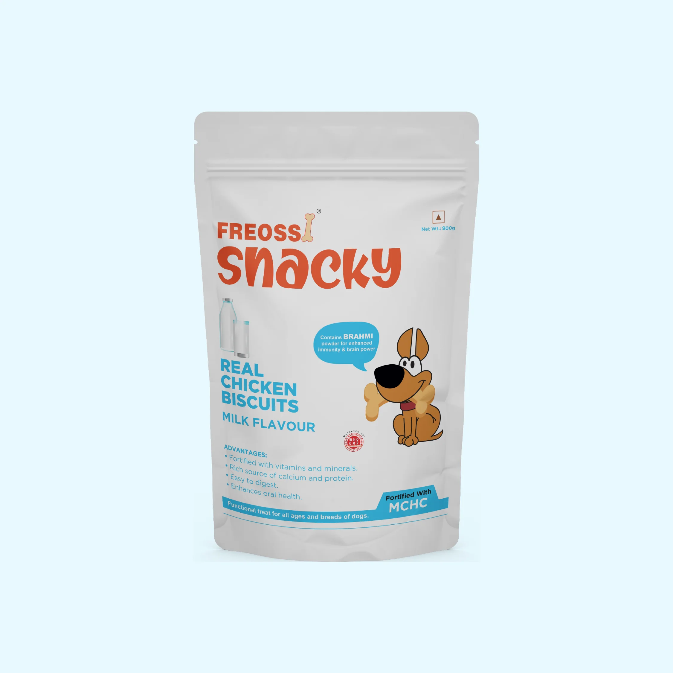 Biscotti Snacky Real Chicken - Sapore di latte