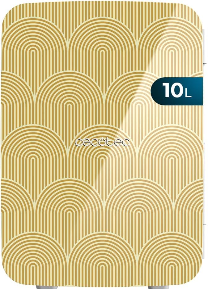 Cecotec Frigorifero Piccolo Bolero MiniCooling 10L Bahamas Rosa. Capacità 10L. Funzionamento 12-220V. Compatibile con Auto e Roulotte. Funzione Freddo e Caldo. Temperatura Regolabile da 7°C a 65°C