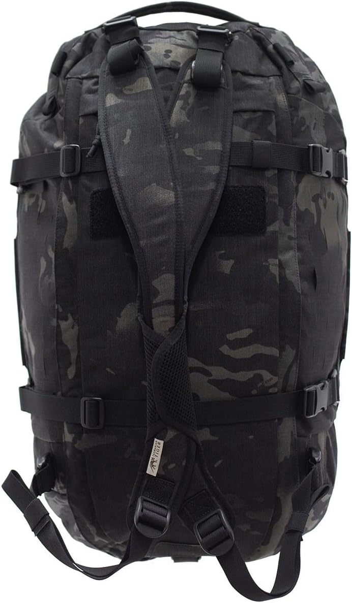 Tasmanian Tiger TT Duffel 45 L Taktische Reise-Tasche Duffel Bag für Herren mit Rucksack-Funktion und Molle-System, abschließbar, 45l Volumen